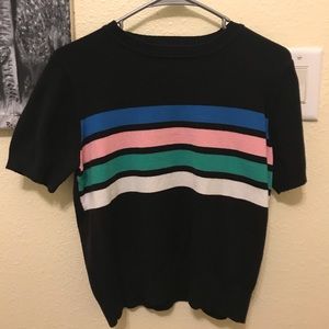 Forever 21 Retro Striped Sweater Shirt